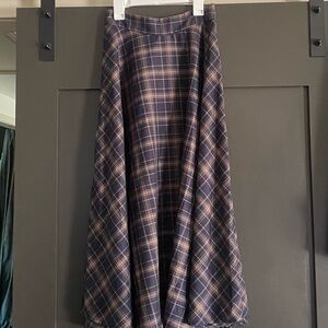 Commense Plaid Skirt